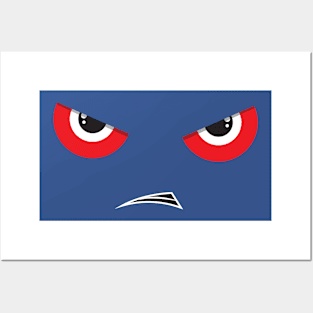 Angry face Posters and Art